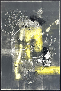 "A Chance Encounter" 13" X 18" Monotype on Rives BFK