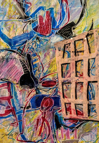 Debi Grupe at GrupeART Oil Pastel on Mat Board Original